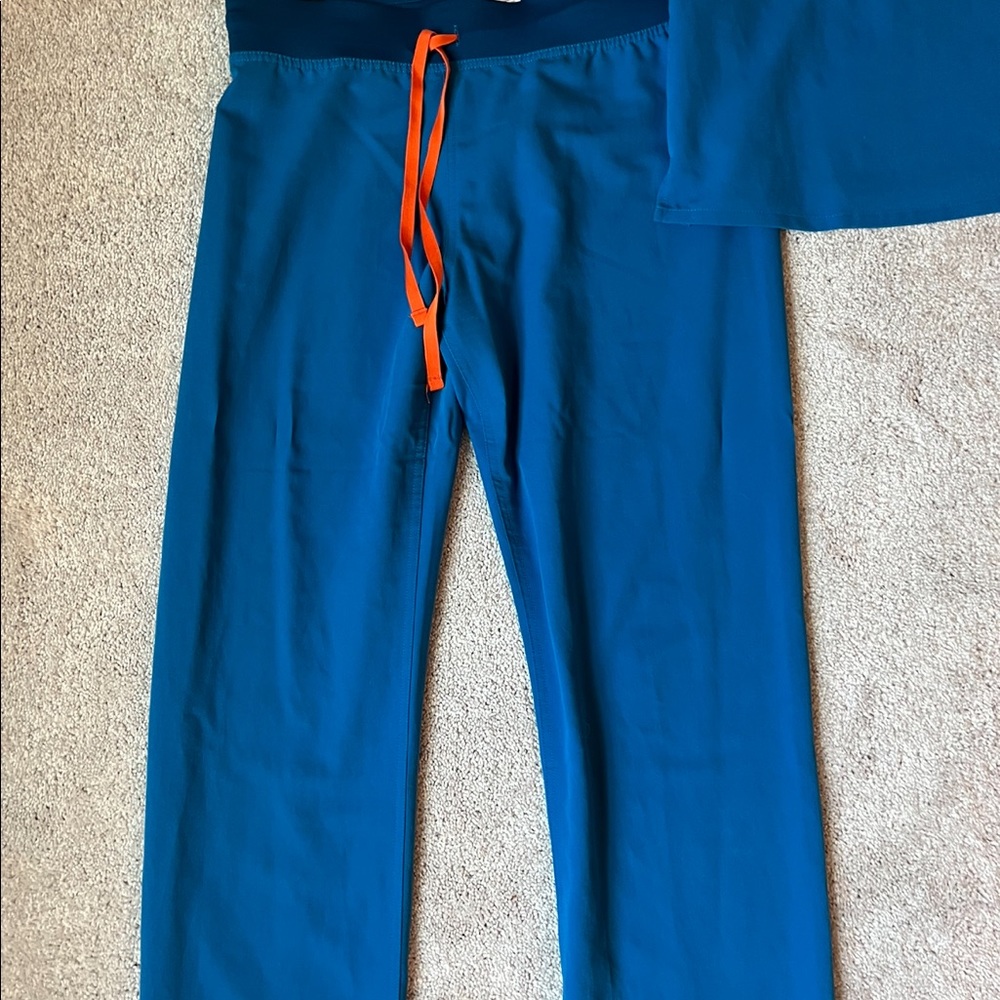 FIGS alps blue livingston scrub pants, regular length